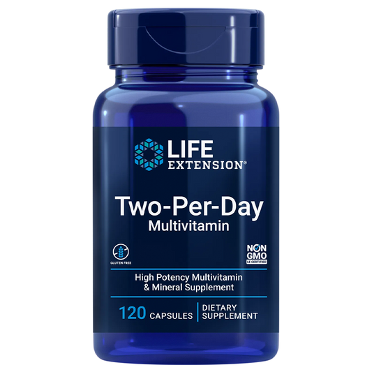 Multivitamin Two-Per-Day Capsules, 120 caps